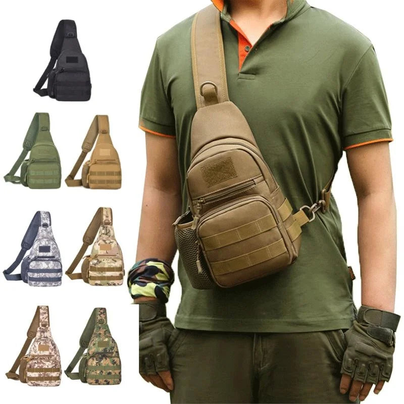 Sac à dos militaire en nylon, format bandoulière sling