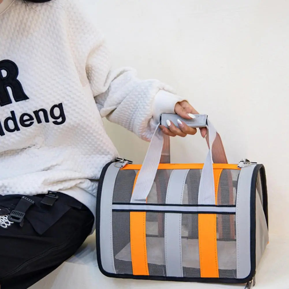 Sac de transport chat et chien en nylon, petites races