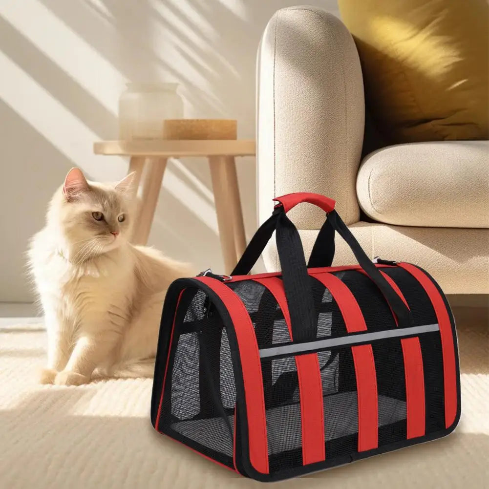 Sac de transport chat et chien en nylon, petites races