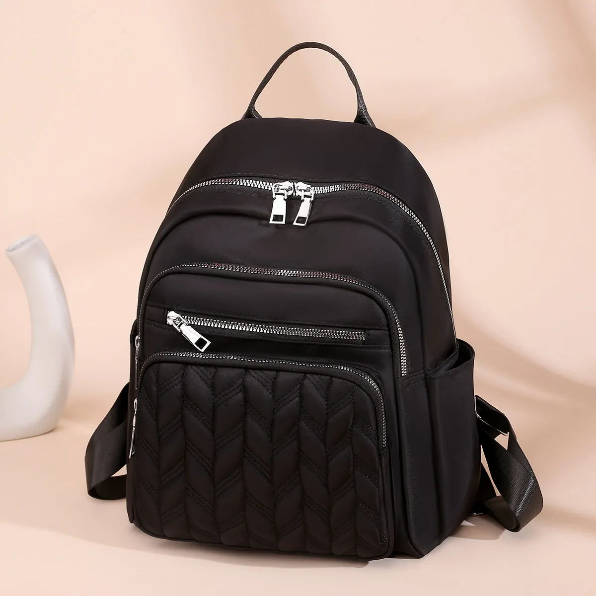 Sac à dos femme en nylon matelassé