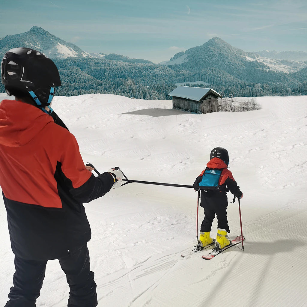 Sac à dos ski enfant avec harnais de sécurité