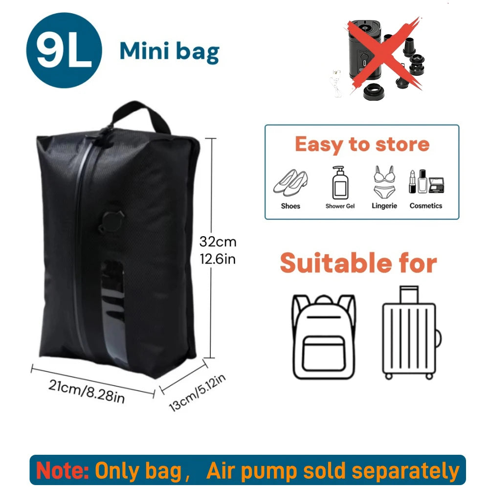Sac de compression sous vide pour voyage en TPU