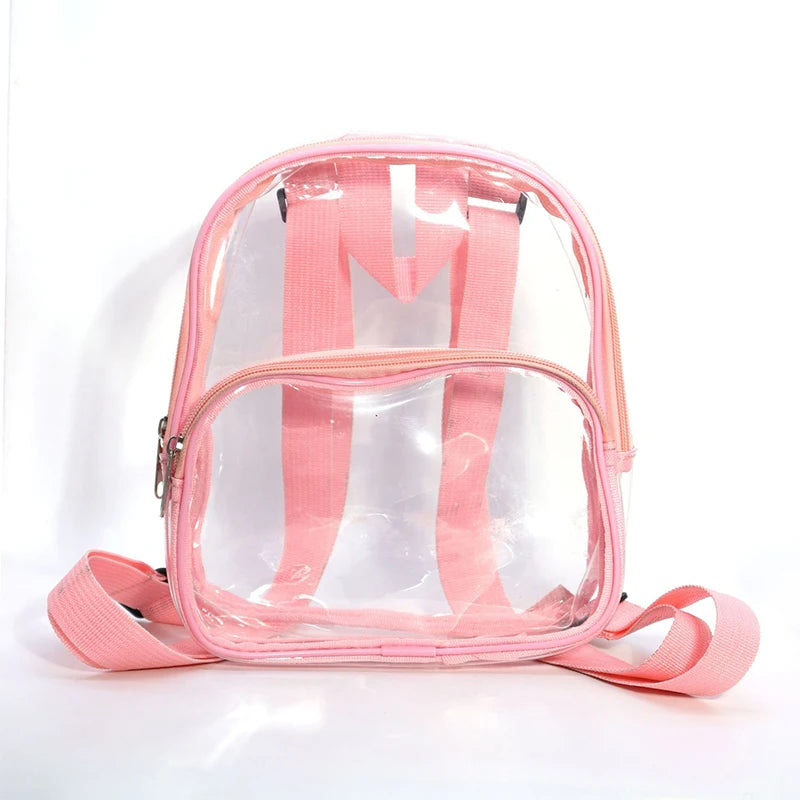 Mini sac à dos transparent en PVC