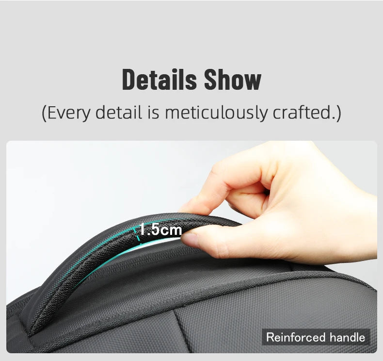 Sac à dos ordinateur 17.3 pouces en toile Oxford avec USB