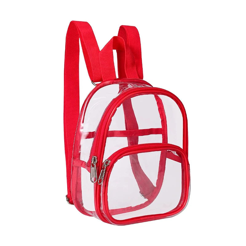 Mini sac à dos transparent en PVC