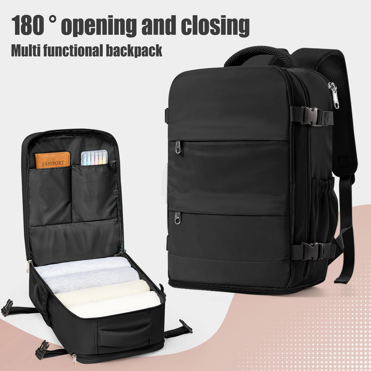 Sac à dos cabine 40x30x20 avec compartiment ordinateur