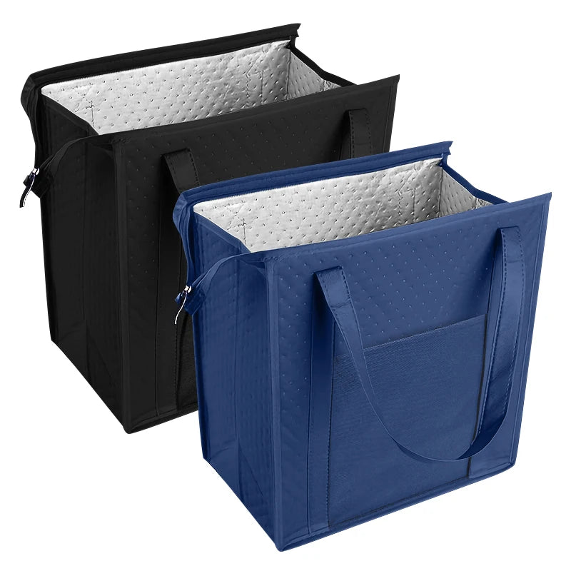 Sac isotherme à poignées en tissu non tissé