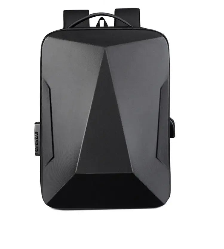 Sac à dos homme coque rigide anti-vol avec port USB