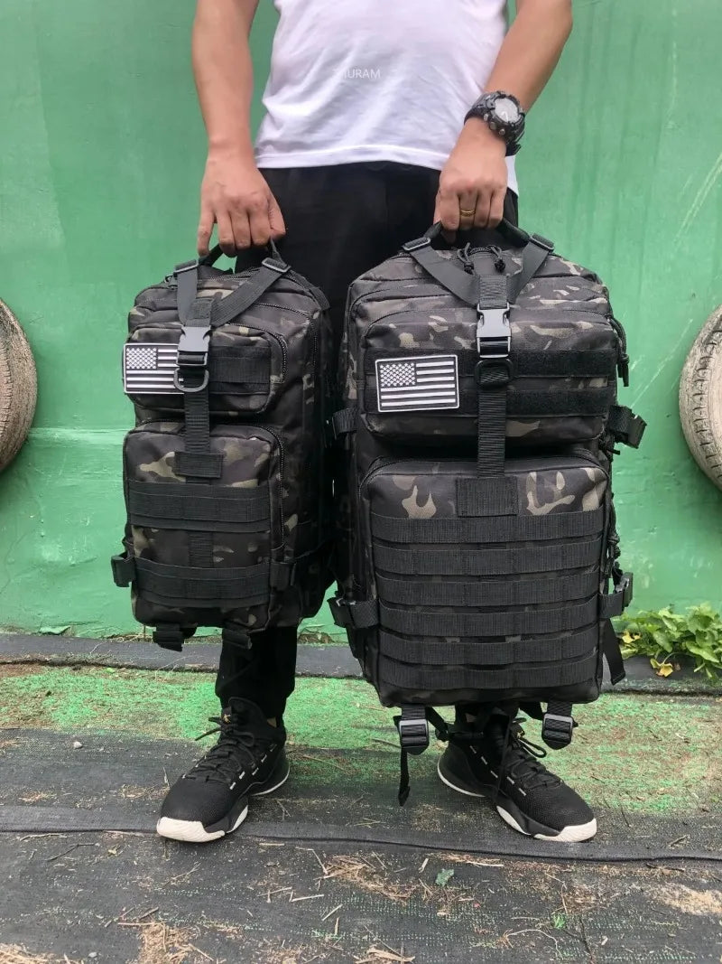 Sac à dos tactique 50L nylon résistant