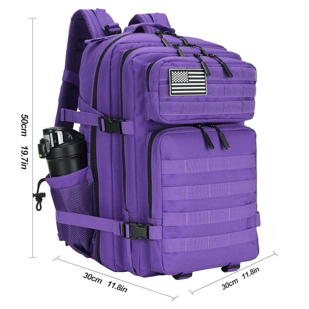 Sac à dos militaire 45L avec porte-gourdes