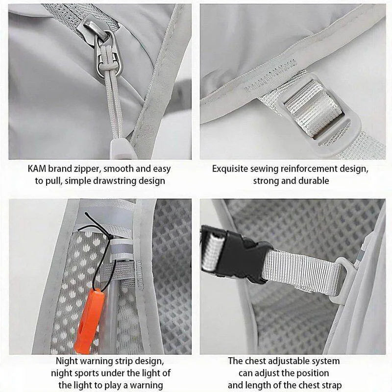 Sac à dos vélo en polyester avec dos mesh aéré