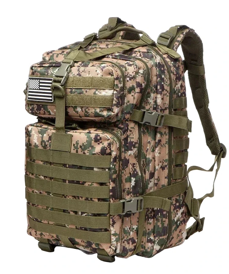 Sac à dos tactique 50L nylon résistant