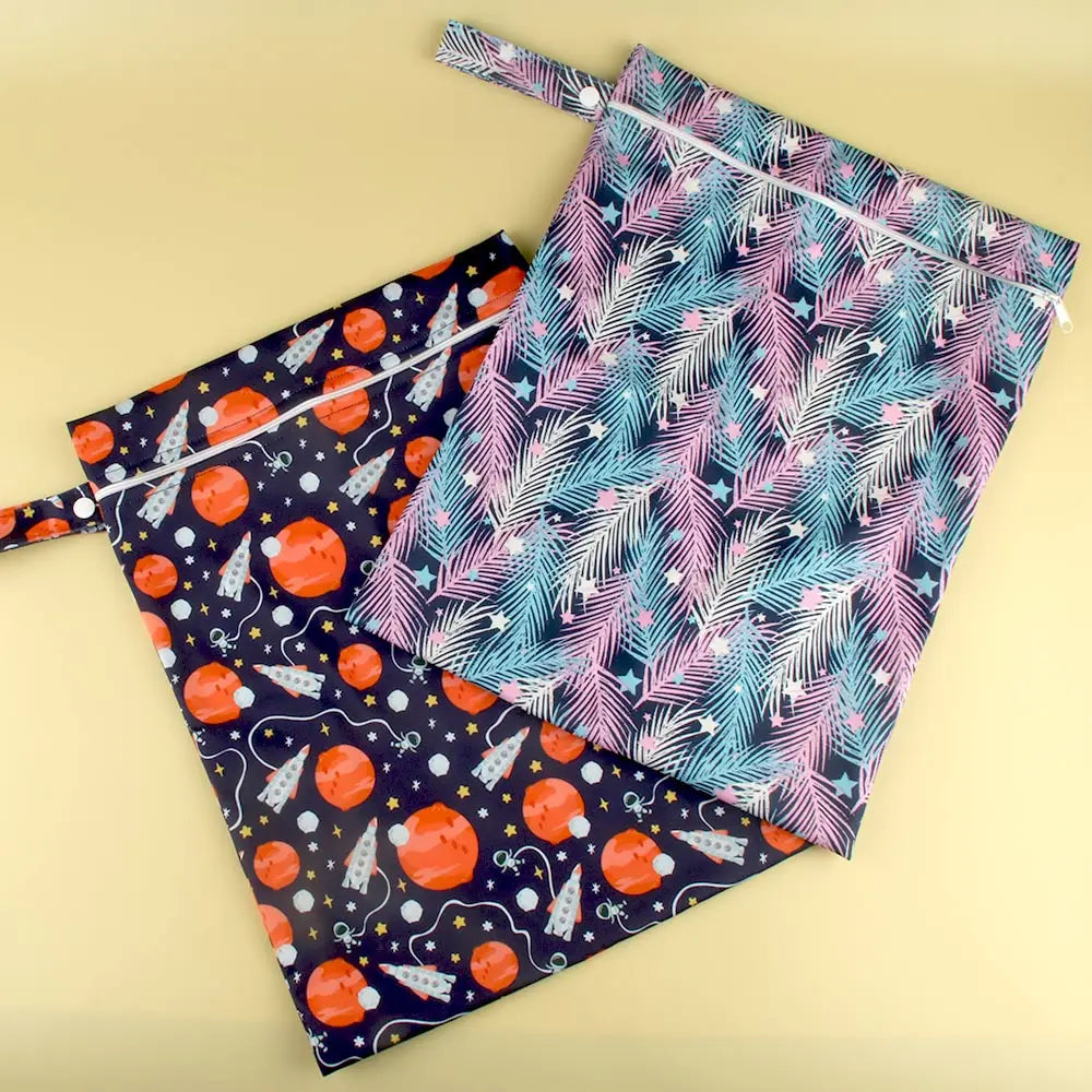Pochette à langer réutilisable étanche