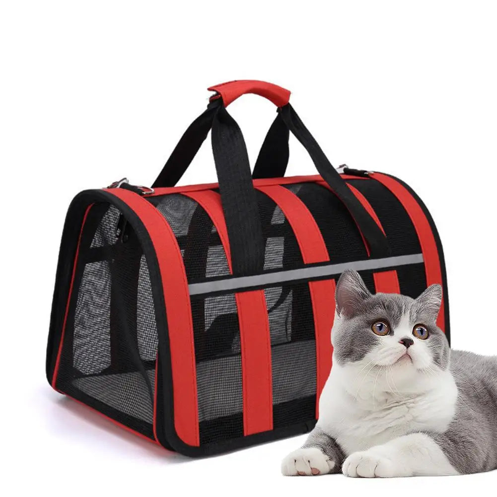 Sac de transport chat et chien en nylon, petites races