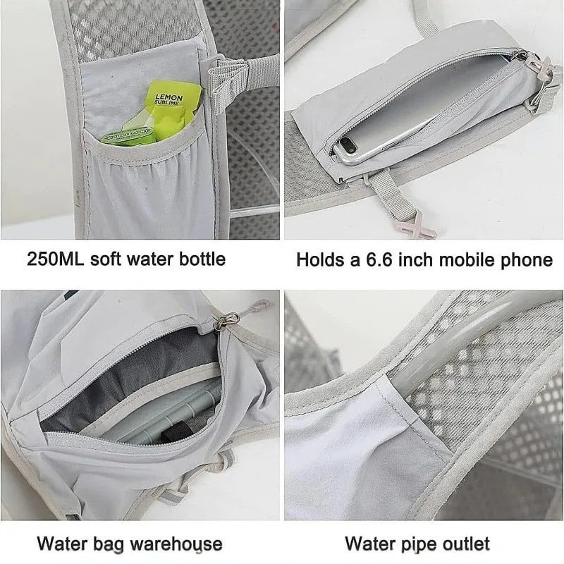 Sac à dos vélo en polyester avec dos mesh aéré