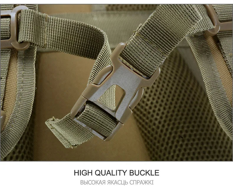 Sac à dos militaire 40L en nylon avec sangles molle