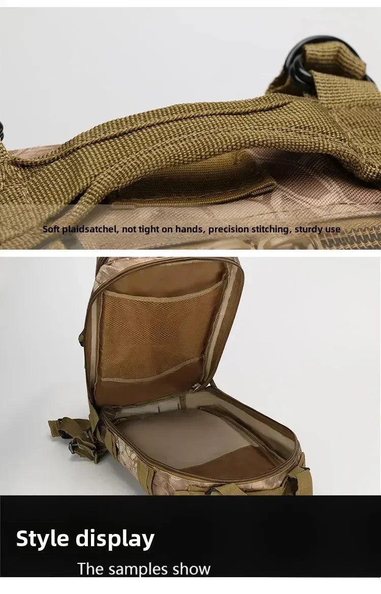 Sac à dos randonnée en toile avec sangles Molle