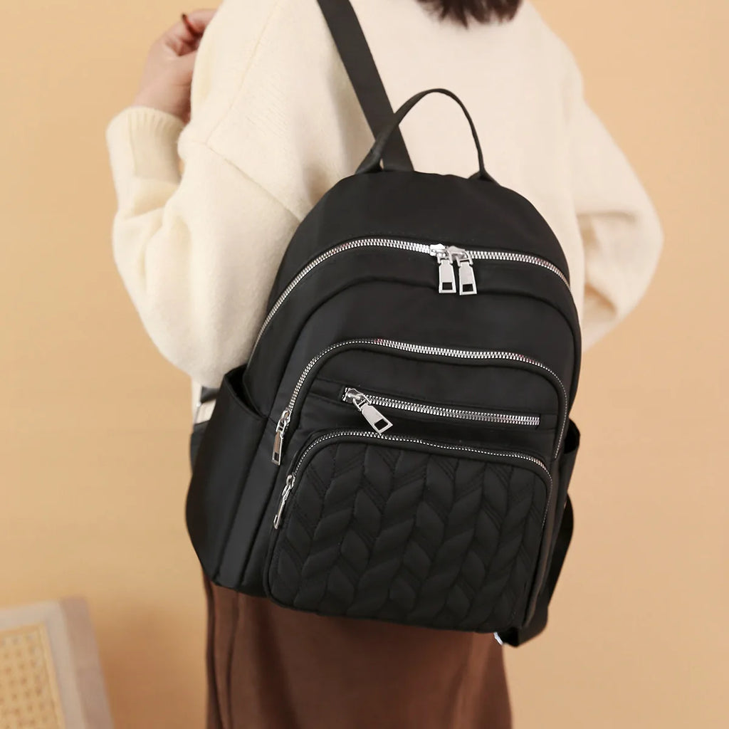 Sac à dos femme en nylon matelassé