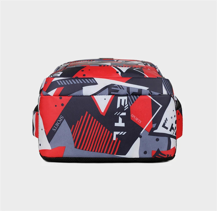 Sac à dos ordinateur portable 16 pouces motif géométrique