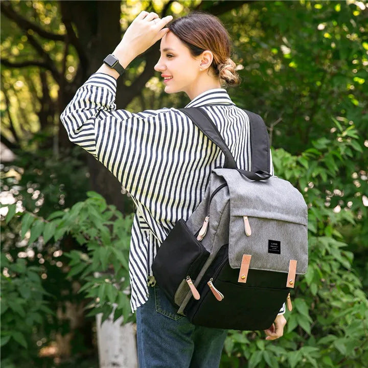 Sac à dos à langer grande capacité
