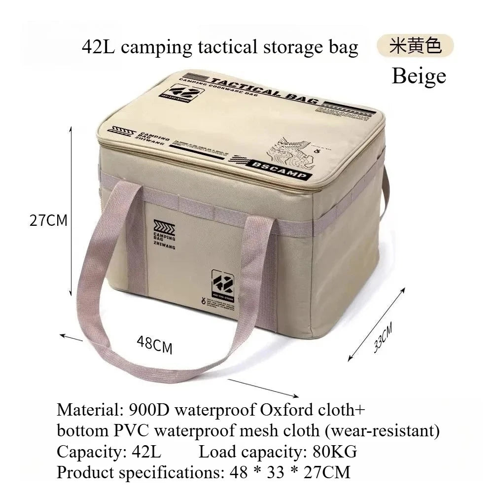 Sac de rangement camping 30L/42L en polyester 210D