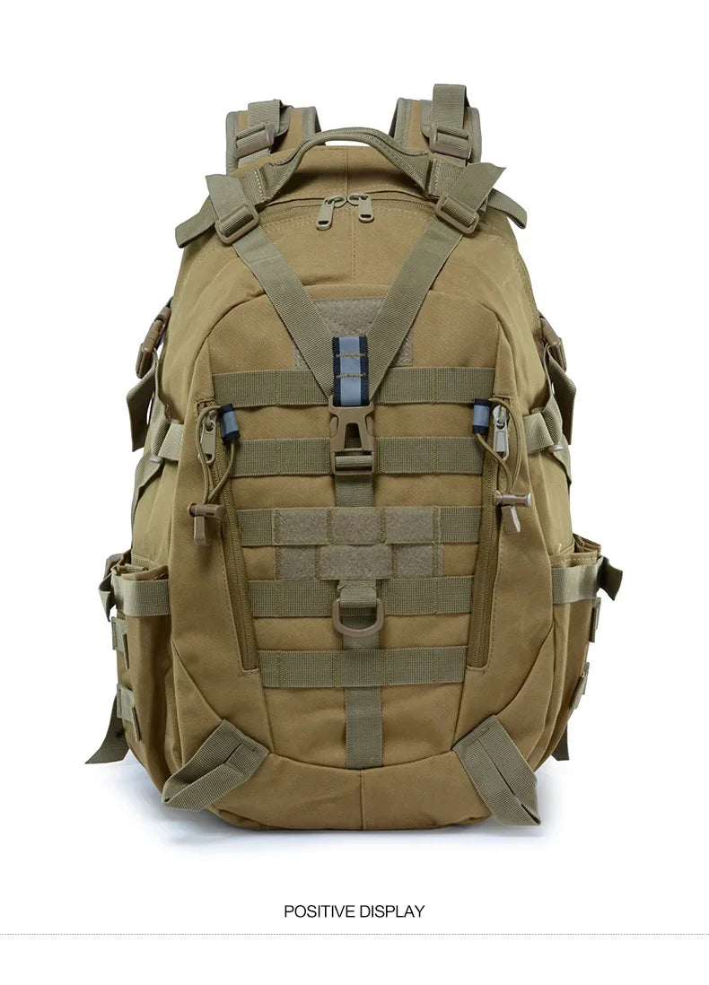 Sac à dos militaire 40L en nylon avec sangles molle