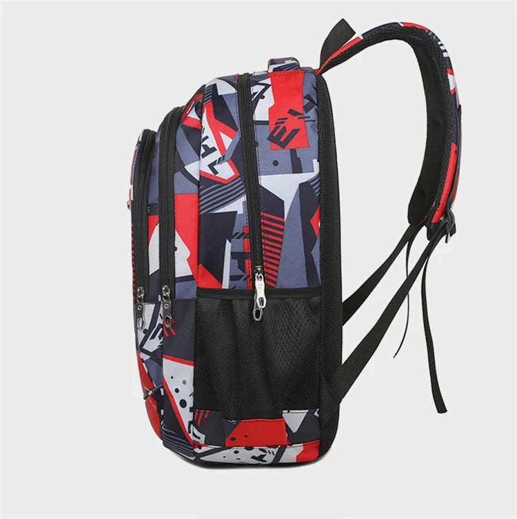 Sac à dos ordinateur portable 16 pouces motif géométrique
