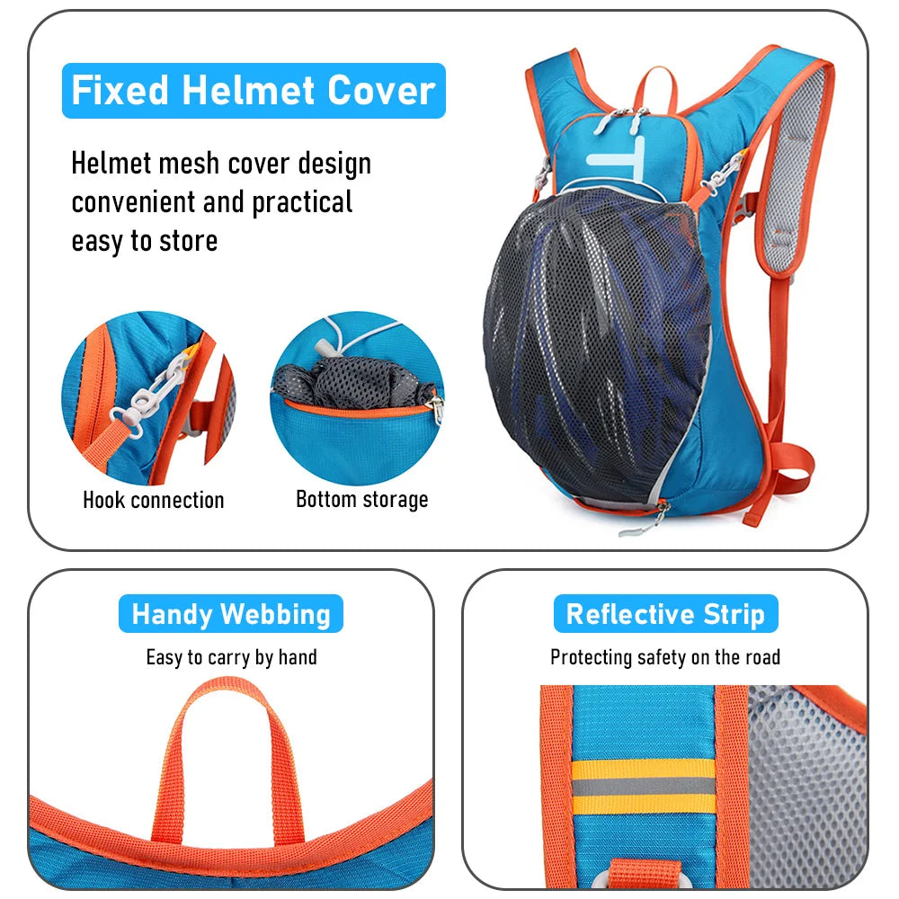 Sac à dos vélo 12L avec poche à eau