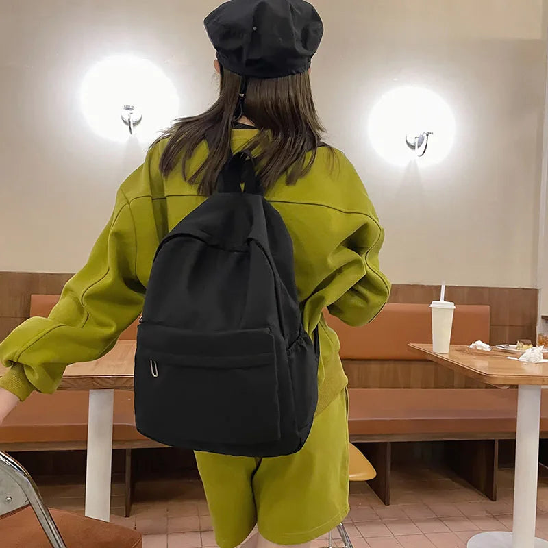 Sac à dos femme en nylon 28x11x38 cm