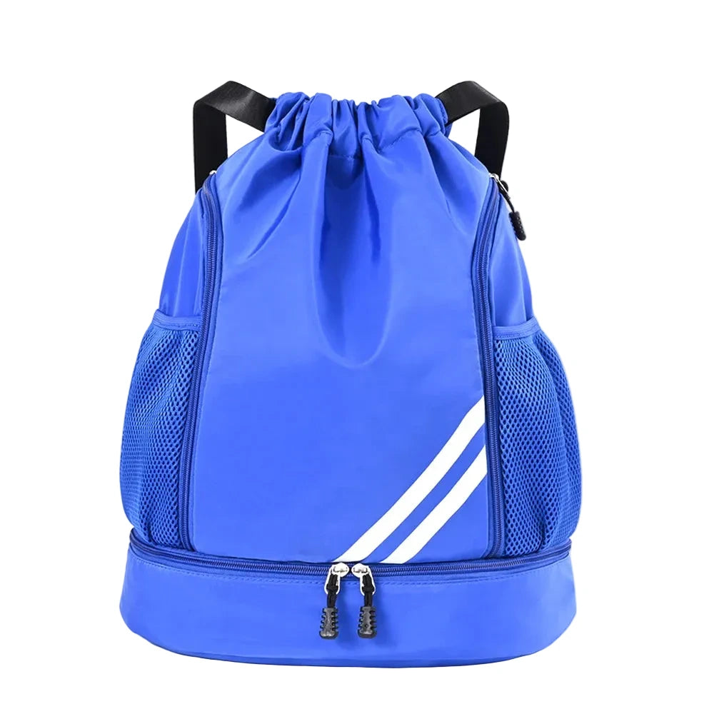 Sac à dos sport à cordon avec compartiment chaussures séparé