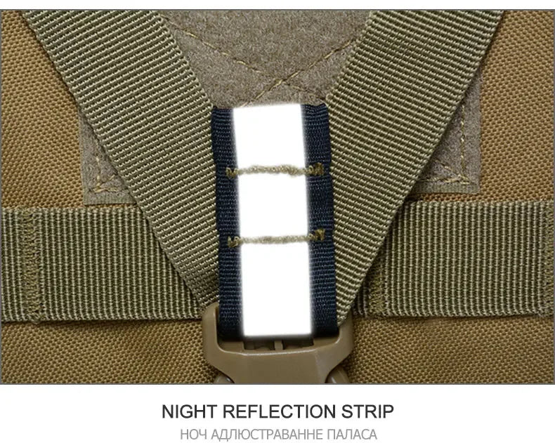 Sac à dos militaire 40L en nylon avec sangles molle
