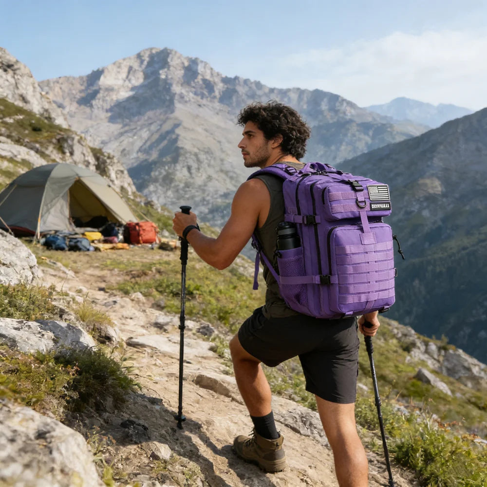 Sac à dos militaire 45L avec porte-gourdes