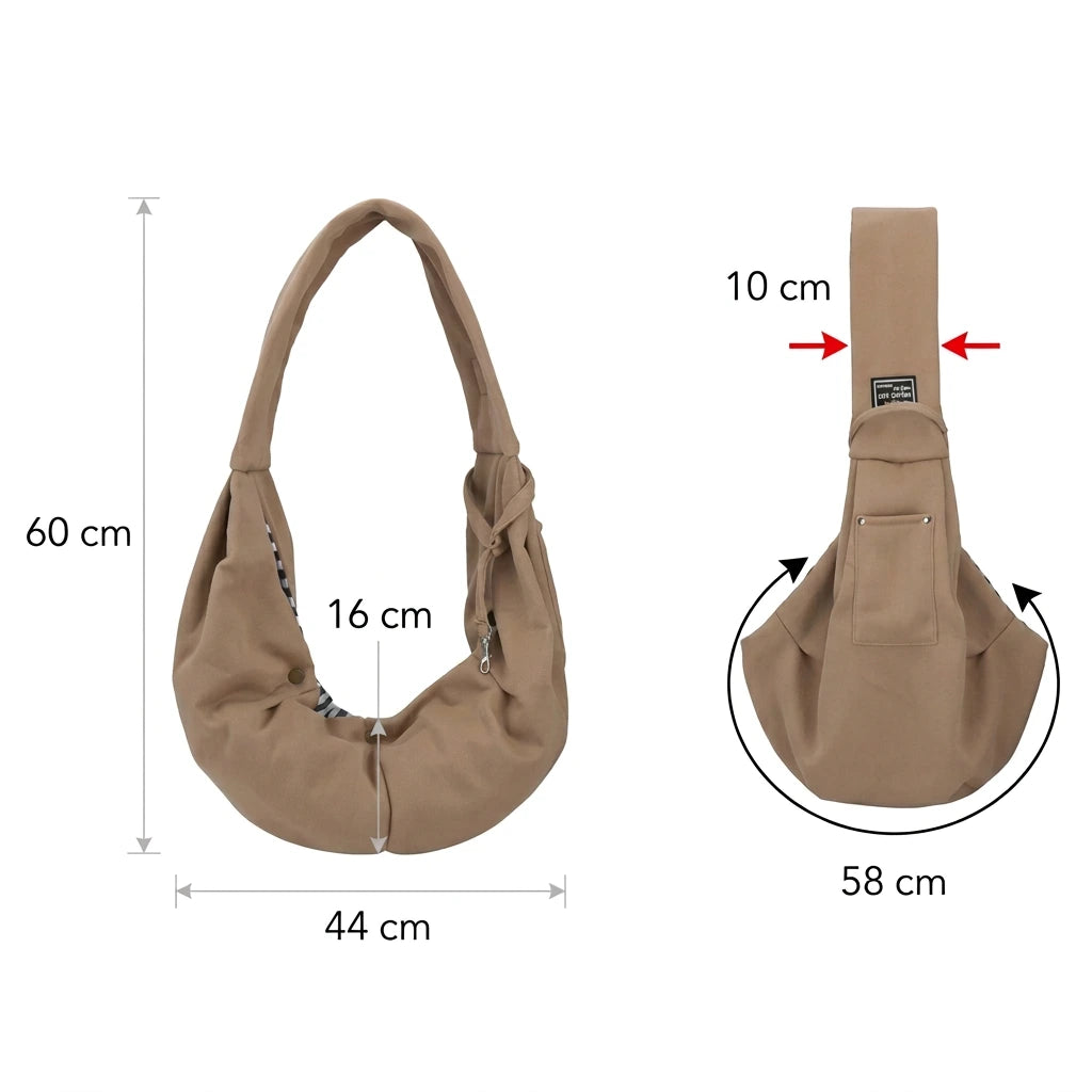 Sac à dos chien et chat en polyester respirant
