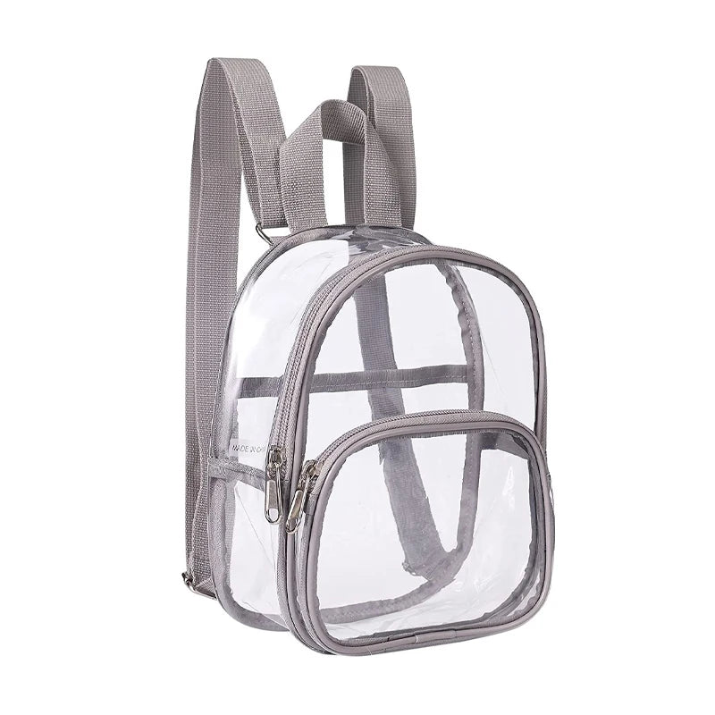 Mini sac à dos transparent en PVC