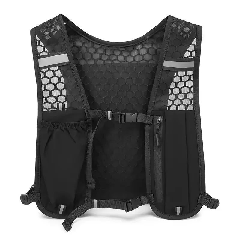 Sac à dos running gilet avec bandes réfléchissantes