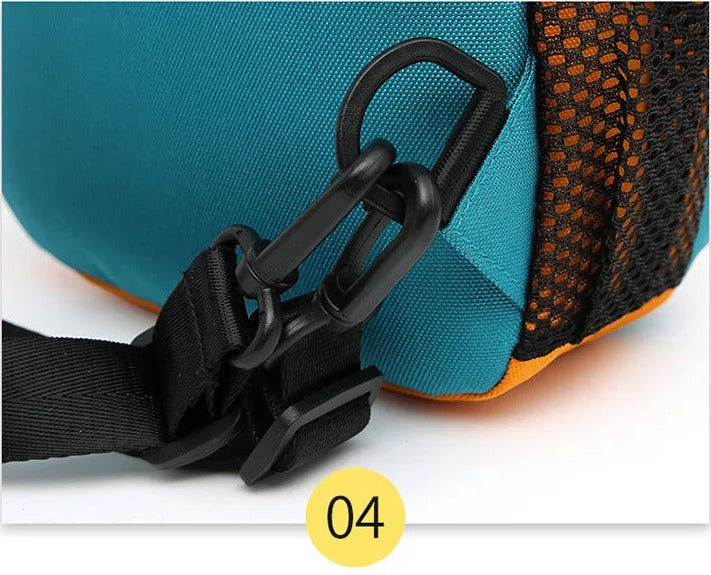 Sac à dos homme en toile Oxford bicolore